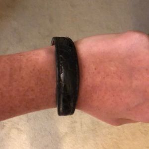 2 for $5 Black snake skin style bracelet